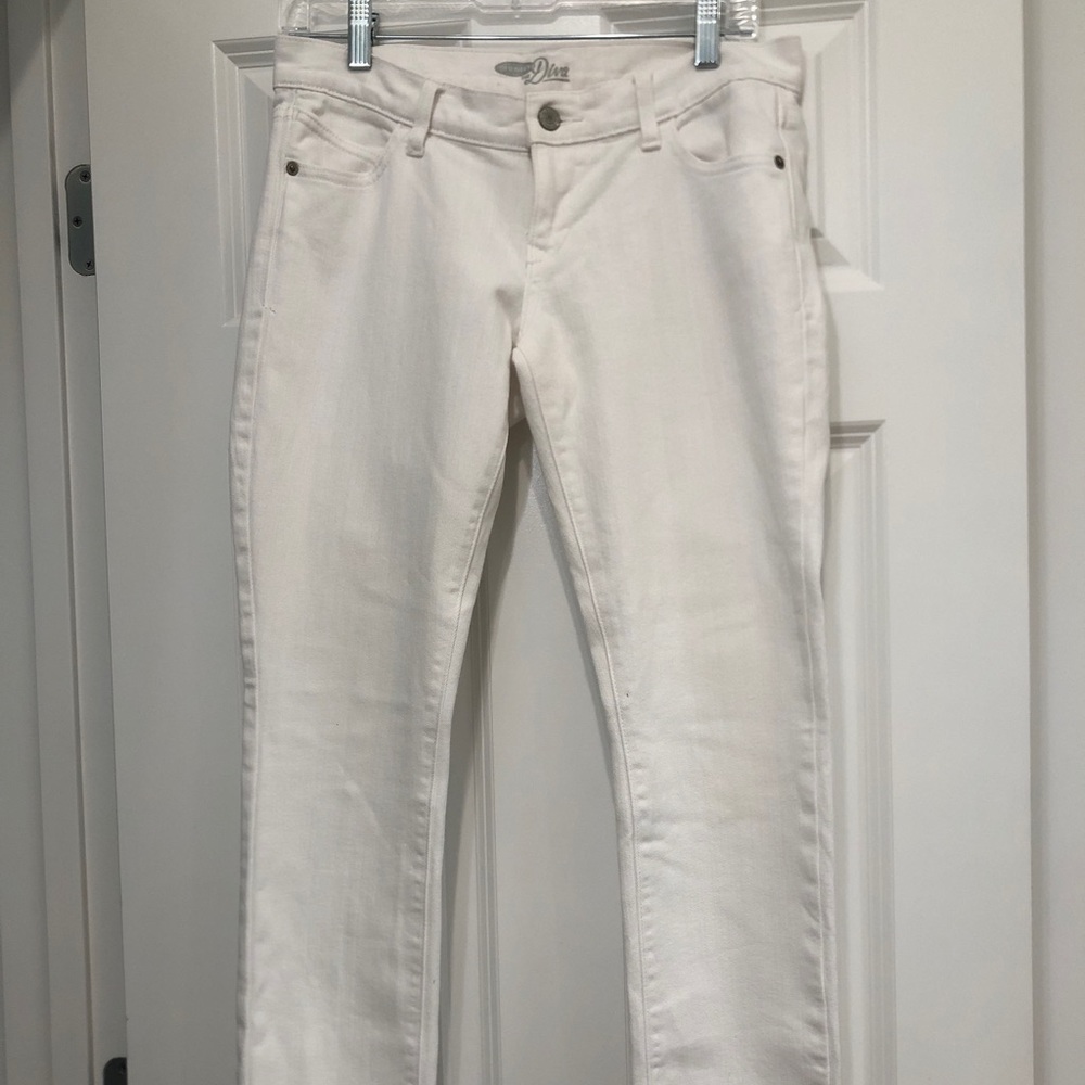 Old Navy Diva white denim jeans